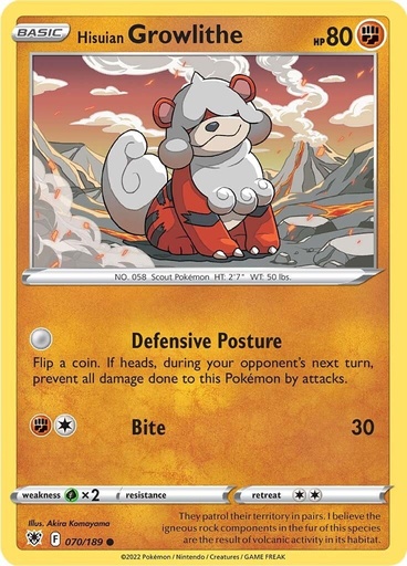 Hisuian Growlithe (Twilight Masquerade) - Normal