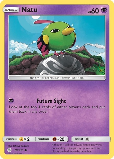 Natu (Paldean Fates) - Normal
